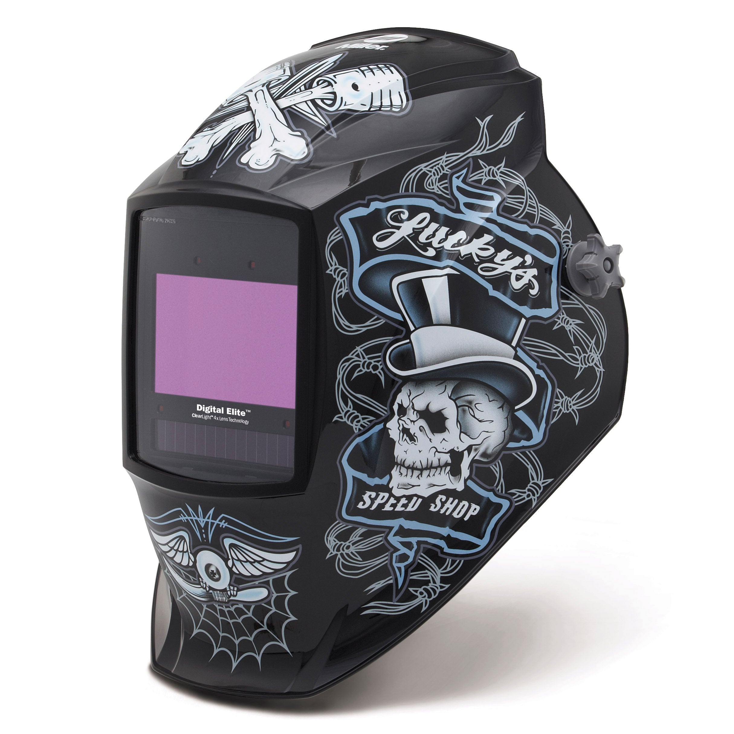 Miller Digital Elite Welding Helmet w/ ClearLight 4X, Lucky's Speed Shop - 296766