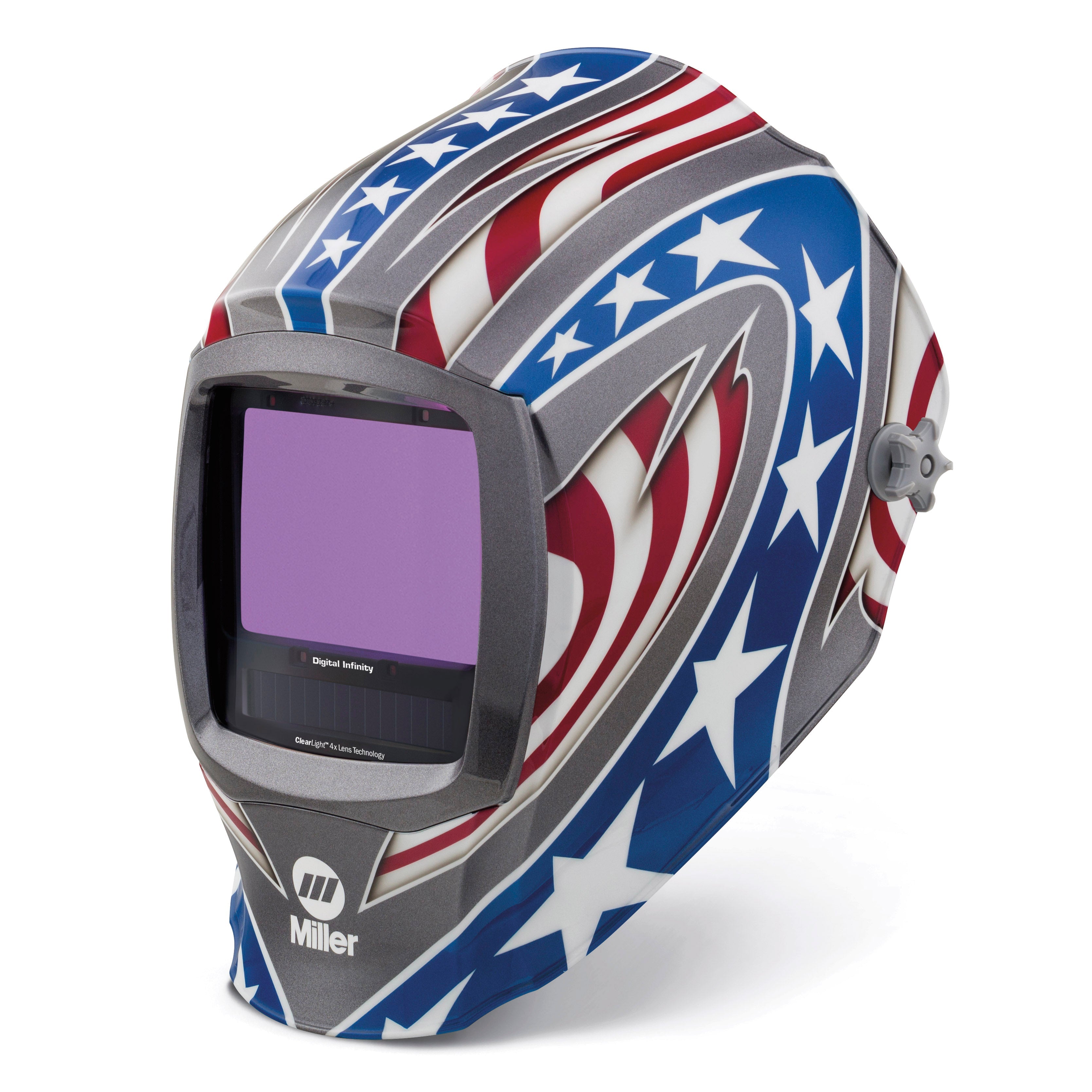 Miller Digital Infinity Welding Helmet w/ ClearLight 4X, Stars & Stripes - 296780