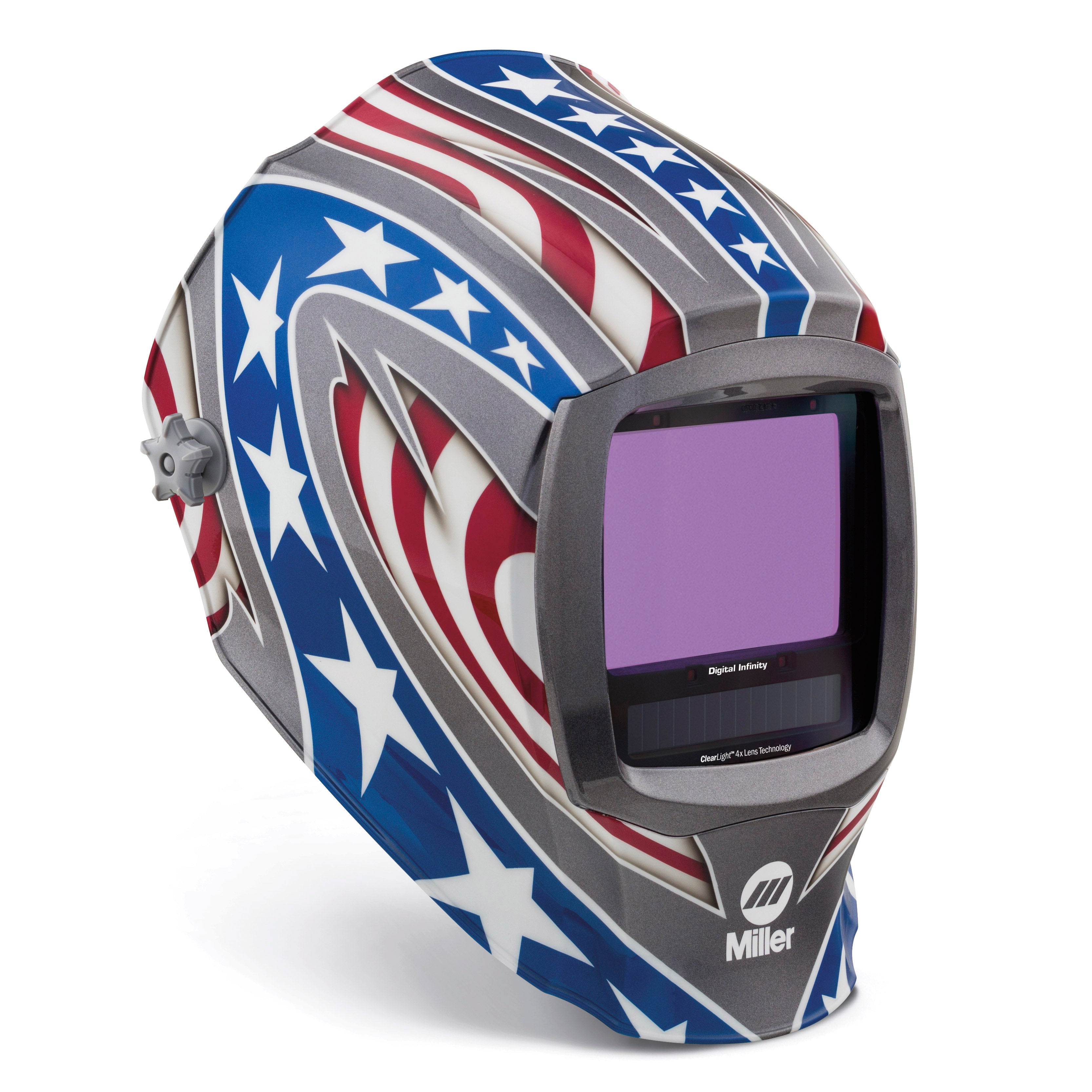 Miller Digital Infinity Welding Helmet w/ ClearLight 4X, Stars & Stripes - 296780