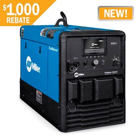 Miller Trailblazer 330 EFI Welder/Generator w/Excel Power, and Battery Charge - 907832003