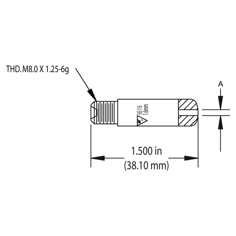 Tweco - WELDSKILL WS16S-35 CONTACT TIP - 25 Per Pack - 1160-1425